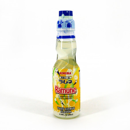 Japanese lemonade Ramune yuzu - KIMURA GANSO RAMUNE YUZU