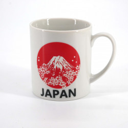 Japanische Tasse mit Henkel, Japan Fujisan